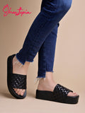 Shoetopia Women'S Heeled Sandal-4 Kids Uk (Naughty-Black)-Eu37,Black,4,B0D4JT2T3B