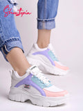 Shoetopia Smart Casual White Sneakers For Girls-Eu40,White,7,B0D5H9ZMG2