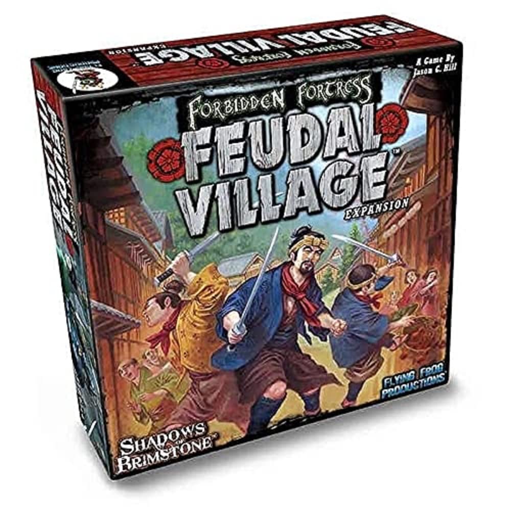 Flying Frog Productions | Feudal Village: Shadows Of Brimstone Exp | Board Game | Ages 12+ | 1-4 Players | 120 Minutes Playing T