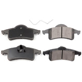 ECCPP D791-7661 Rear Ceramic Disc Brake Pad Set Fit For Jeep For Grand Cherokee 1999-2004