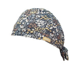 Febris Floral Garden Black !! Spark Scrub Cap