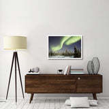 Northern Lights Or Aurora Borealis Over Boreal Forest, North America-Paper Art-38,,X26,,