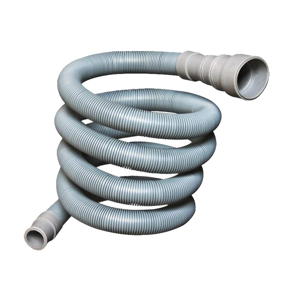 1 Piece 4.9Ft (1.5M) Universal Wash Machine Drain Extension Hose Washing Machine Extension Washing Pipe Dishwasher Drain Hose