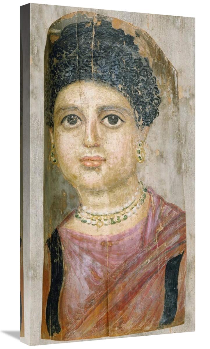 Mummy Portrait-Canvas Art-15.9X30