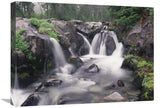 Paradise River Cascade, Mt Rainier National Park, Washington-Canvas Art-24X18