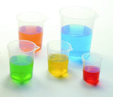 LEARNING ADVANTAGE 7653 Economy Beaker Set, Grade: 1 to 8 (Pack of 5), Multi