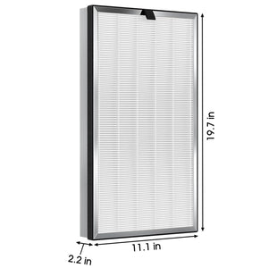 ANGELOYANG 2 Pack 112 Replacement Filter compatible with 112 Replacement Filter Air Purifier V2.0, 3-IN-1 Filter Made of Pre-Fil