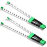 LOYIM 2 Pack Reacher Grabber Tool Lightweight Litter Pick up Sticks Aluminum Rustproof Trash Grabber Garbage Picker Garden Leaf 