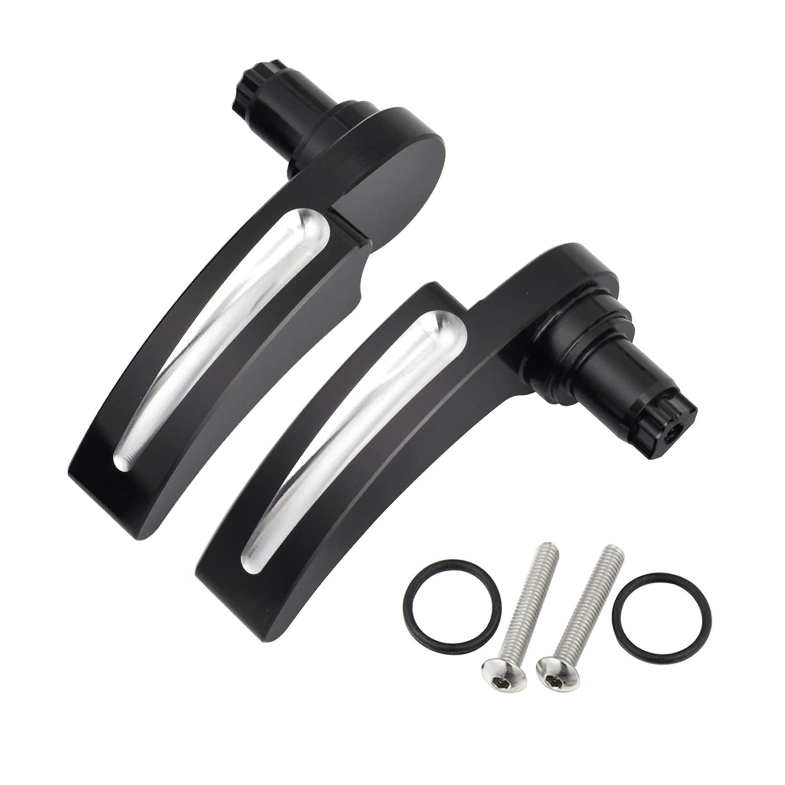 Amazicha Black Saddlebag Latch Kit Saddle Bag Latches Lifter Compatible for Harley Davidson Touring Street Glide, Road Glide, El