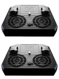 Push Industries 901.901 Vortex Kennel & Crate Fan Powered by 120V or Inc. Rechargable Battery - Multi Speed (Standard - 2 Pack)