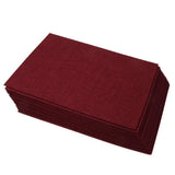 Polyester Felt Sheet Stiff 15 Sheets 20 x 30 cm(7-7/8 X 11-7/8 in 5/64 in Thick) (Maroon)