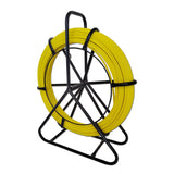 YANBORUI Fish Tape Fiberglass 6mm 656ft wire cable running electrical fish tape wire puller Cable Running Rod with Steel Reel St
