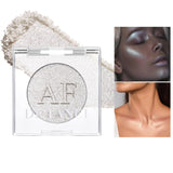 Highlighter Makeup Palette, Long Lasting New Formula, Pearlescent Silver-White Shimmer, Sheer Base, Ideal for Face and Body Cont