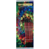 Ebony Splendor Brush Long Handle Round Set