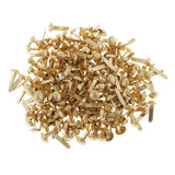 HEAVENGLOW 200 Pieces Metal Round Head Brads Paper Craft Scrapbook Fasteners GoldCrafts|Scrapbooking & Paper Crafts|Scrapbooking