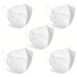 Onsafe N95 5 Layer Disposable Printed Face Mask With Elastic Ear Band Face Mask For Men, Women & Children (Pack Of 5)