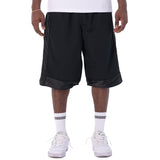 Pro Club Mens Heavyweight Mesh Basketball Shorts, Black, Medium
