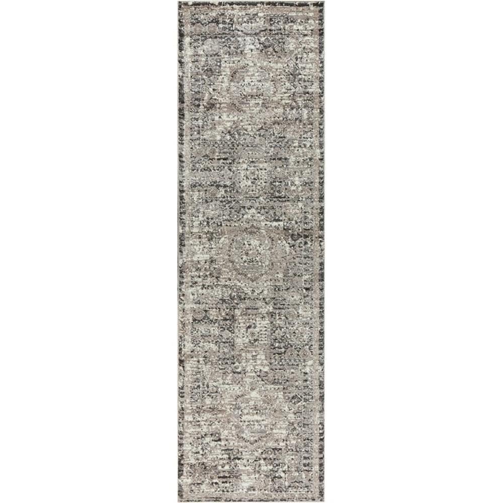Alora Decor Swagger 2'3' X 7'7' Distress Gray/Natural/Tan/Dk Gray Area Rug