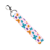 Isee 360 Cute Butterflies Lanyard Bag Tag With Swivel Lobster For Gift Luggage Bags Backpack Laptop Bags Travelers Students Work