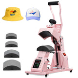 VEVOR Hat Heat Press Machine, with 4pcs Interchangeable Platens, Precise Temperature and Time Control, Hat Press for HTV Iron On