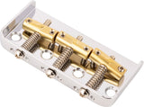 Fender 3-Saddle Custom Cut-Off Vintage-Style Tele Bridge with Compensated Brass Saddles,