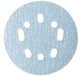 Norton ProSand 5 in. Ceramic Blend Hook and Loop 5 and 8 Hole UVH Finishing Disc 320 Grit Extra Fine
