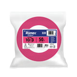 Southwire Romex SIMpull Electrical Wire 10 Gauge, 3 Conductors, 50 Ft, NMB, Pink, 63948522