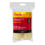 PURDY 140624022 2Pack Mini Roller Replacements41/2 Cover 3/8, One Size, Multi, 2 Count