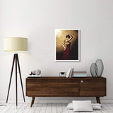 Flamenco Woman-Paper Art-26,,X34,,