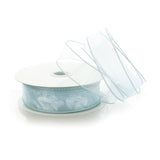 Ribbon Traditions 1.5 Wired Sheer Organza Ribbon Light Blue 10 Yards