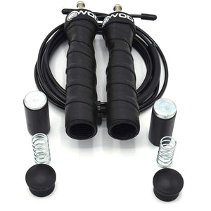 Weighted Jump Rope for Women & Men - 1 Pound (1LB) Adjustable Heavy Speed Jump Rope Handles with Removable Weights, Cross Traini