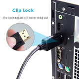 Anbear DisplayPort to HDMI Adapter, Display Port to HDMI Cable(Male to Female) for DisplayPort Enabled Desktops and Laptops Conn