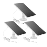 4-Pack Solar Panel Camera Charger Fit for eufyCam, eufyCam E eufyCam 2 eufyCam 2 Pro, eufyCam 2C, eufyCam 2C Pro, SoloCam (E20/E