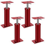Yaocom 4 Pcs Adjustable Jack Post, 12-16 Height Range, Basement Floor House Screw Jacks for Lifting Joist Beam Brace for Cellar 