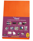 Verena A4 Size Pvc Spiral Book Binding Sheet Set Of 1, Pack Of 100 Sheets (Orange)