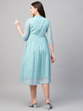 Gosriki Women'S Georgette Printed Anarkali Kurti (Brg-Light Blue-Gs_L_Light Blue_Large),Light Blue,,B0BW96JG2J
