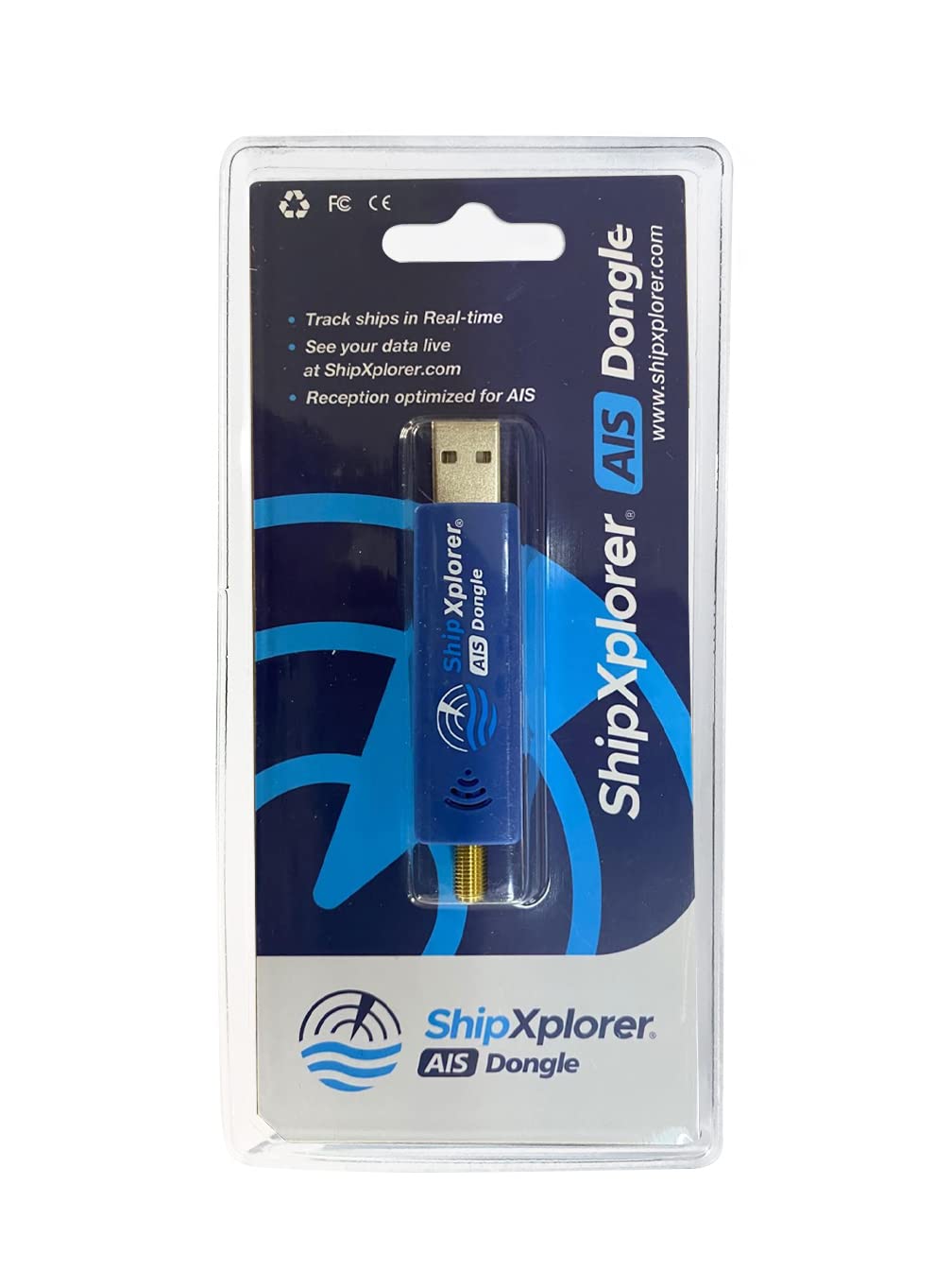 ShipXplorer AIS Dongle, Blue