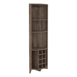 Essential Corner Bar Cabinet -Living Room -Dark Brown