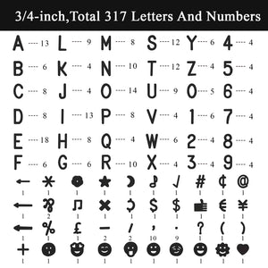 C Crystal Lemon Letter Board, 317 Pre-cut Letters Numbers & Symbols, Felt Letter Board, 10x10 inches, Changeable Wooden Message