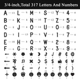 C Crystal Lemon Letter Board, 317 Pre-cut Letters Numbers & Symbols, Felt Letter Board, 10x10 inches, Changeable Wooden Message