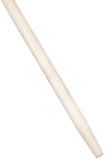 Weiler 44020 60 Hardwood Handle, Tapered Wood Tip, 1-1/8 Diameter, Made in the USA
