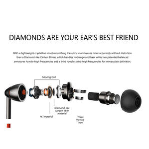 1MORE Quad Driver in-Ear Earphones Hi-Res High Fidelity Headphones Warm Bass, Spacious Reproduction, High Resolution, Mic in-Lin