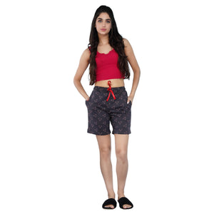 Trylo Cotton Fabric Relaxed Fit Printed Shorts-8048-Xl,Printed,,B0D8KKFTNL