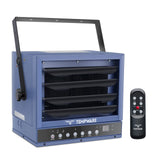 TEMPWARE Electric Garage Heater, 7500Watt Digital FanForced Ceiling Mount Shop Heater with FullFunction Remote, 240Volt Hard