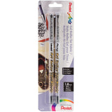 Gel Roller Fabric Pens 1mm 2/PkgBlack