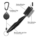 Favritt Golf Towel for Golf Bag with Clip and Accessories Set Golf Cleaning Brush Golf Club Cleaner Golf Gift for Men ,Women, Ch
