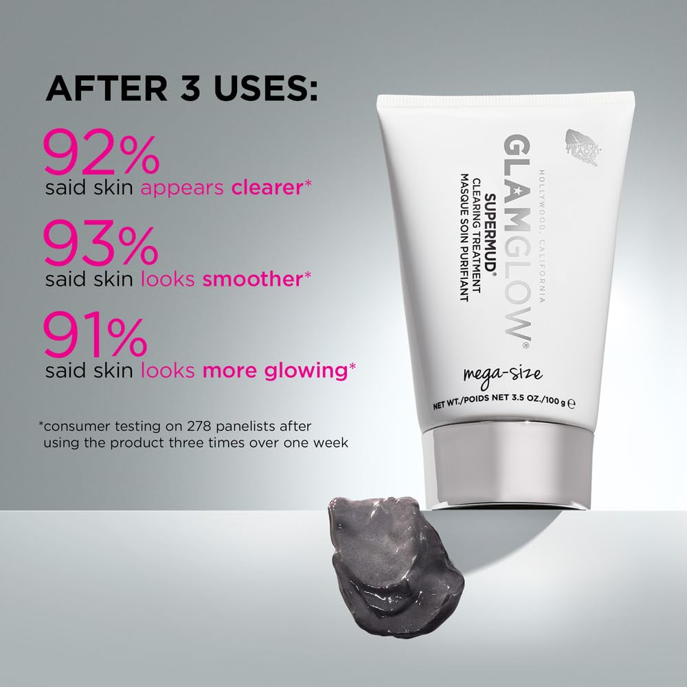 Glamglow SUPERMUD Instant Clearing Treatment Mask, 3.5 Ounce
