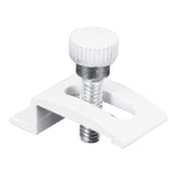 PrimeLine T 8725 White Aluminum (8Pack) Storm Door Panel Clips, 1/4 In (Pack of 8)