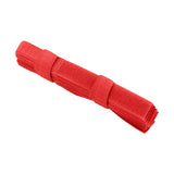 Syga 10 Pcs Reusable Cable Tie Straps Fastener Wire SelfAdhesive Hook Loop Cable Organizer 180Mm X 20Mm (Red)