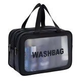 Household Culture Washbag Dual Compartment Makeup Organiser Pouch, Cosmetic Bag, Travel Toiletry Bag For Men And Women 30 X 20